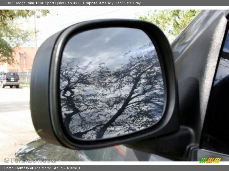 Graphite Metallic / Dark Slate Gray 2002 Dodge Ram 1500 Sport Quad Cab 4x4
