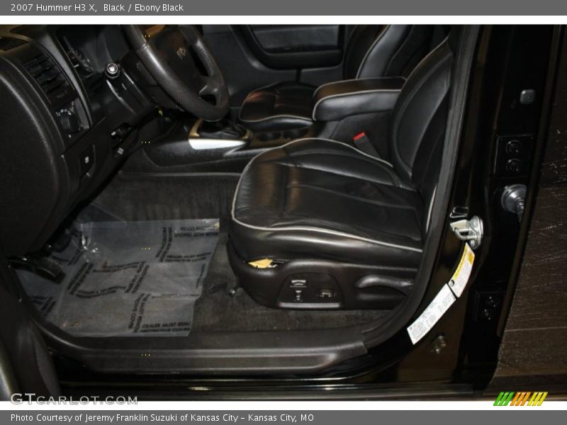 Black / Ebony Black 2007 Hummer H3 X