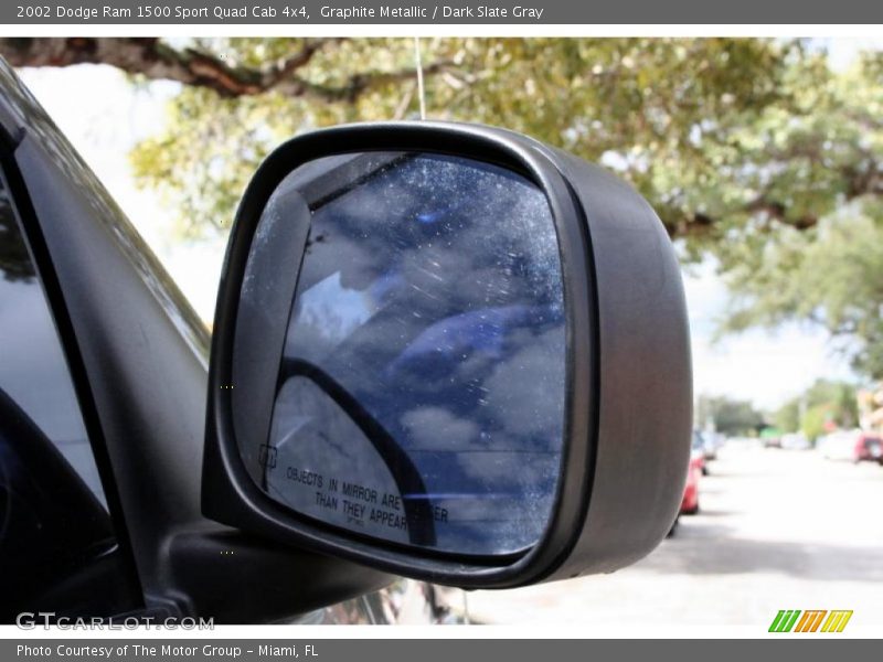 Graphite Metallic / Dark Slate Gray 2002 Dodge Ram 1500 Sport Quad Cab 4x4