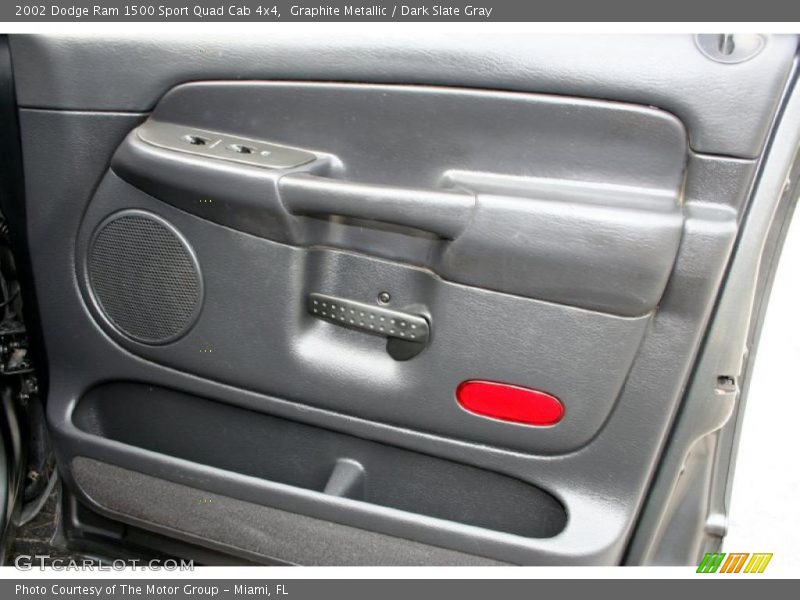 Graphite Metallic / Dark Slate Gray 2002 Dodge Ram 1500 Sport Quad Cab 4x4