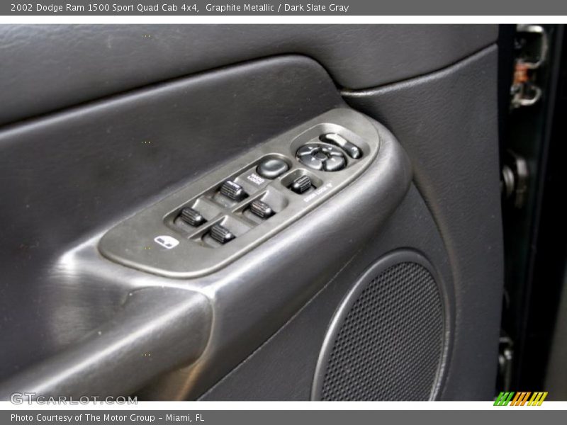 Graphite Metallic / Dark Slate Gray 2002 Dodge Ram 1500 Sport Quad Cab 4x4
