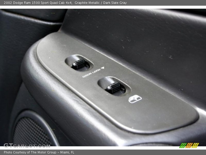 Graphite Metallic / Dark Slate Gray 2002 Dodge Ram 1500 Sport Quad Cab 4x4