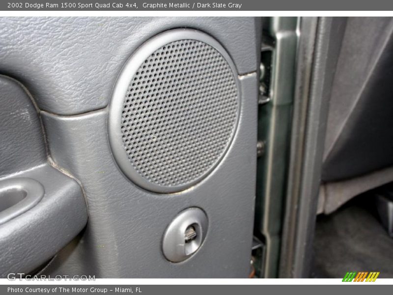 Graphite Metallic / Dark Slate Gray 2002 Dodge Ram 1500 Sport Quad Cab 4x4