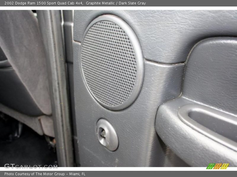 Graphite Metallic / Dark Slate Gray 2002 Dodge Ram 1500 Sport Quad Cab 4x4