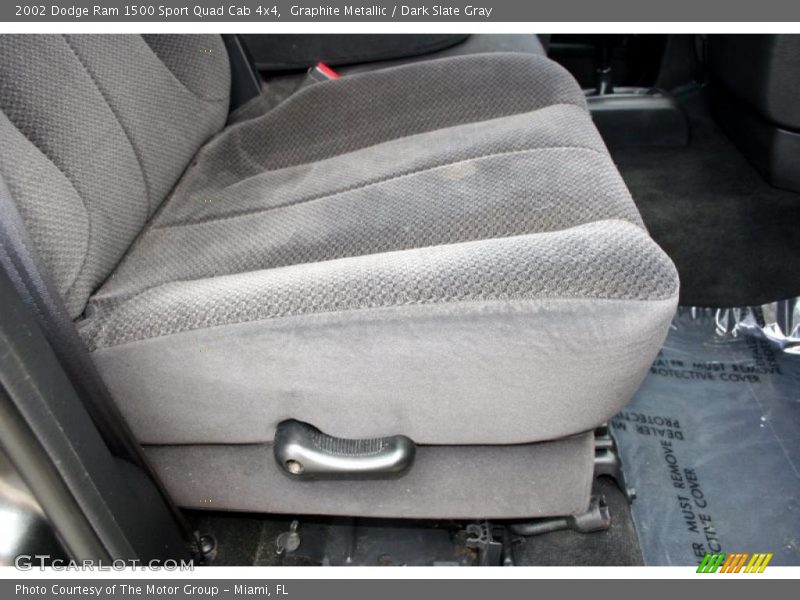 Graphite Metallic / Dark Slate Gray 2002 Dodge Ram 1500 Sport Quad Cab 4x4