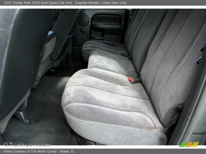 Graphite Metallic / Dark Slate Gray 2002 Dodge Ram 1500 Sport Quad Cab 4x4