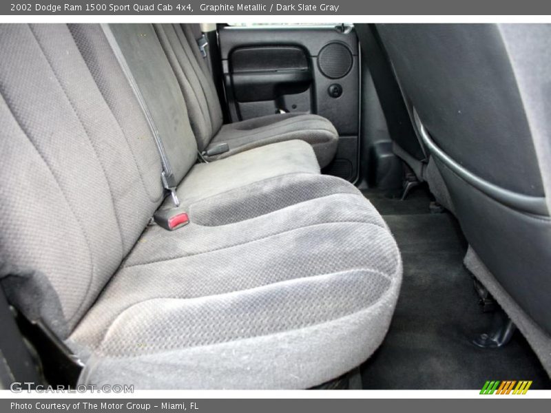 Graphite Metallic / Dark Slate Gray 2002 Dodge Ram 1500 Sport Quad Cab 4x4