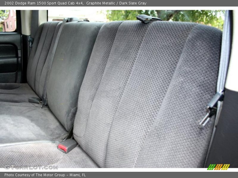 Graphite Metallic / Dark Slate Gray 2002 Dodge Ram 1500 Sport Quad Cab 4x4