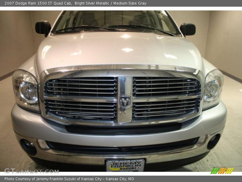 Bright Silver Metallic / Medium Slate Gray 2007 Dodge Ram 1500 ST Quad Cab