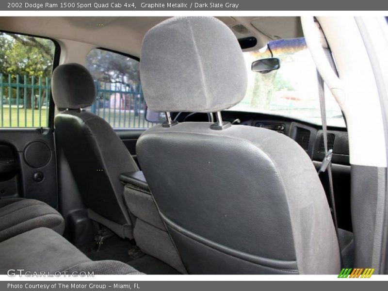 Graphite Metallic / Dark Slate Gray 2002 Dodge Ram 1500 Sport Quad Cab 4x4
