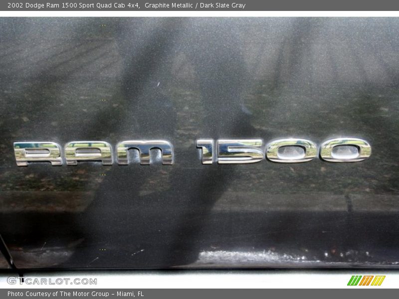 Graphite Metallic / Dark Slate Gray 2002 Dodge Ram 1500 Sport Quad Cab 4x4