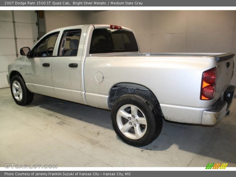 Bright Silver Metallic / Medium Slate Gray 2007 Dodge Ram 1500 ST Quad Cab