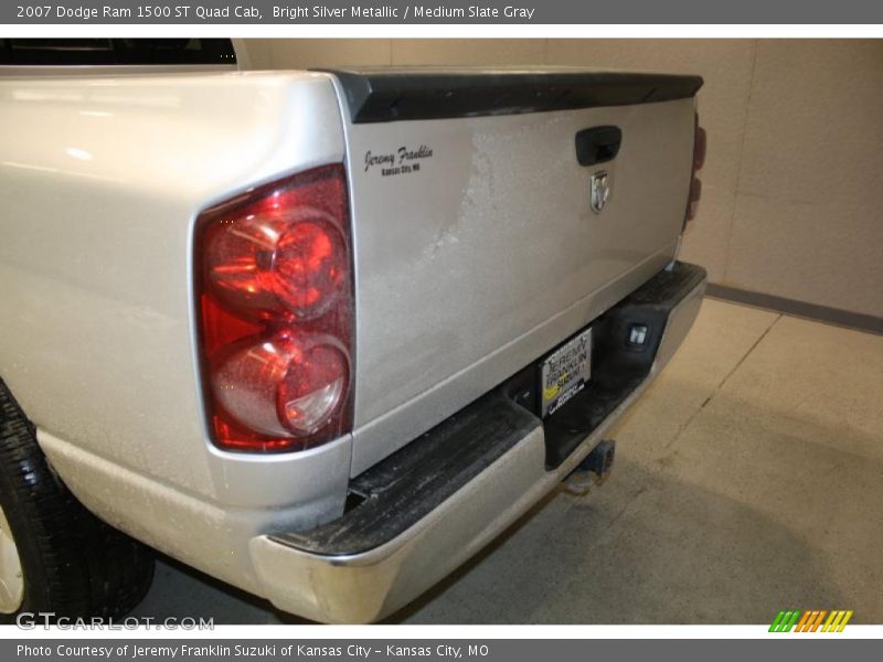Bright Silver Metallic / Medium Slate Gray 2007 Dodge Ram 1500 ST Quad Cab