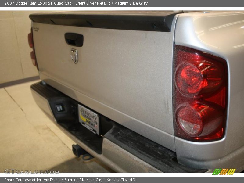 Bright Silver Metallic / Medium Slate Gray 2007 Dodge Ram 1500 ST Quad Cab