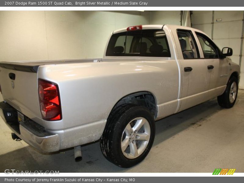 Bright Silver Metallic / Medium Slate Gray 2007 Dodge Ram 1500 ST Quad Cab