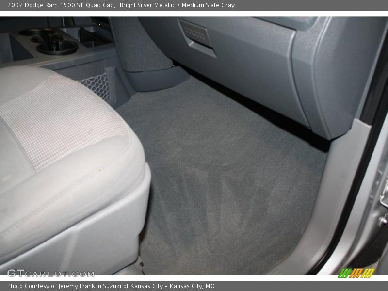 Bright Silver Metallic / Medium Slate Gray 2007 Dodge Ram 1500 ST Quad Cab