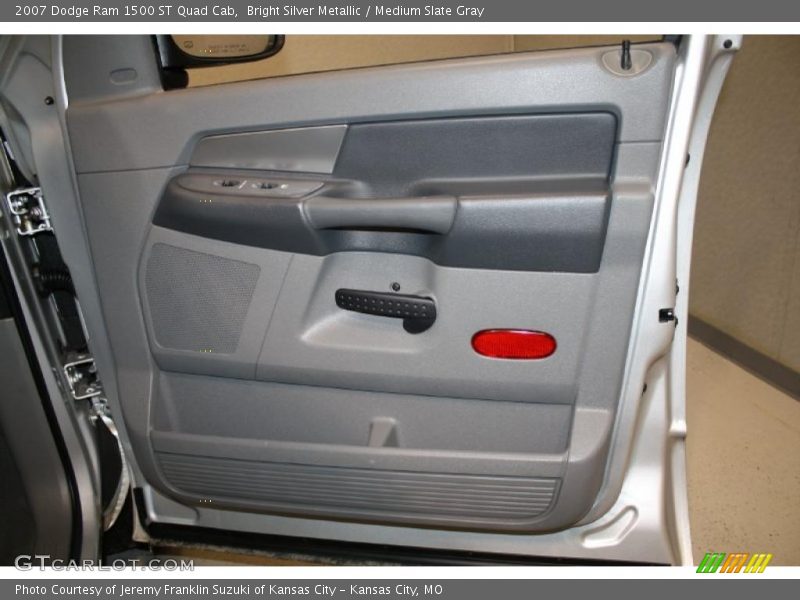 Bright Silver Metallic / Medium Slate Gray 2007 Dodge Ram 1500 ST Quad Cab