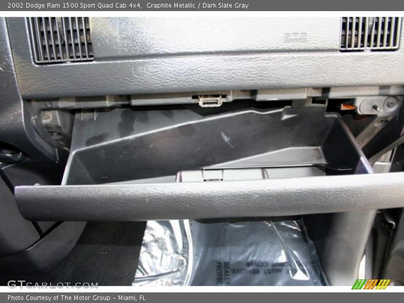 Graphite Metallic / Dark Slate Gray 2002 Dodge Ram 1500 Sport Quad Cab 4x4