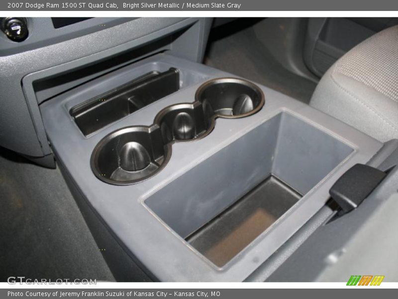 Bright Silver Metallic / Medium Slate Gray 2007 Dodge Ram 1500 ST Quad Cab