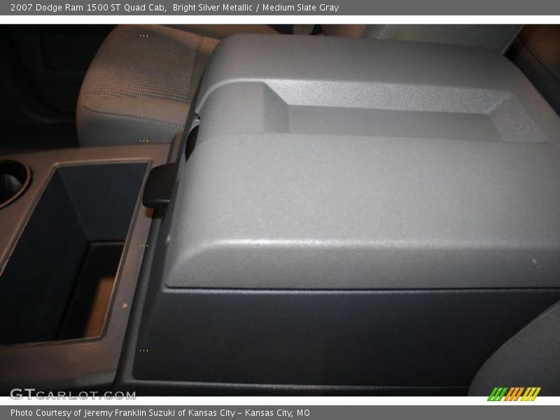 Bright Silver Metallic / Medium Slate Gray 2007 Dodge Ram 1500 ST Quad Cab