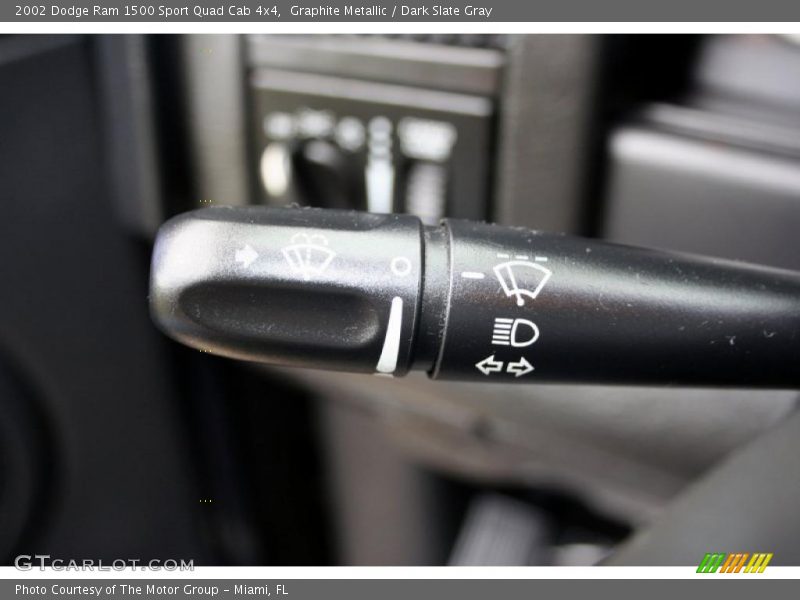 Graphite Metallic / Dark Slate Gray 2002 Dodge Ram 1500 Sport Quad Cab 4x4