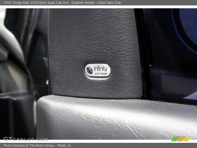 Graphite Metallic / Dark Slate Gray 2002 Dodge Ram 1500 Sport Quad Cab 4x4