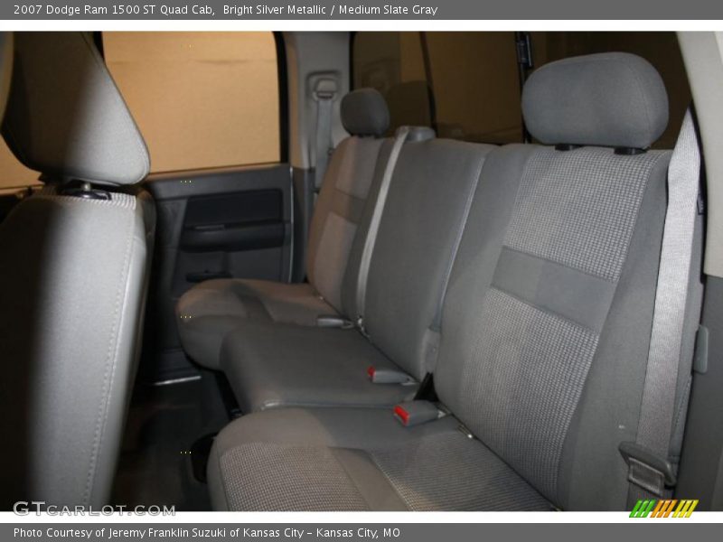 Bright Silver Metallic / Medium Slate Gray 2007 Dodge Ram 1500 ST Quad Cab