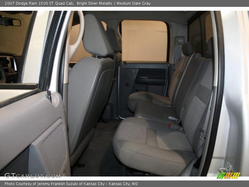 Bright Silver Metallic / Medium Slate Gray 2007 Dodge Ram 1500 ST Quad Cab