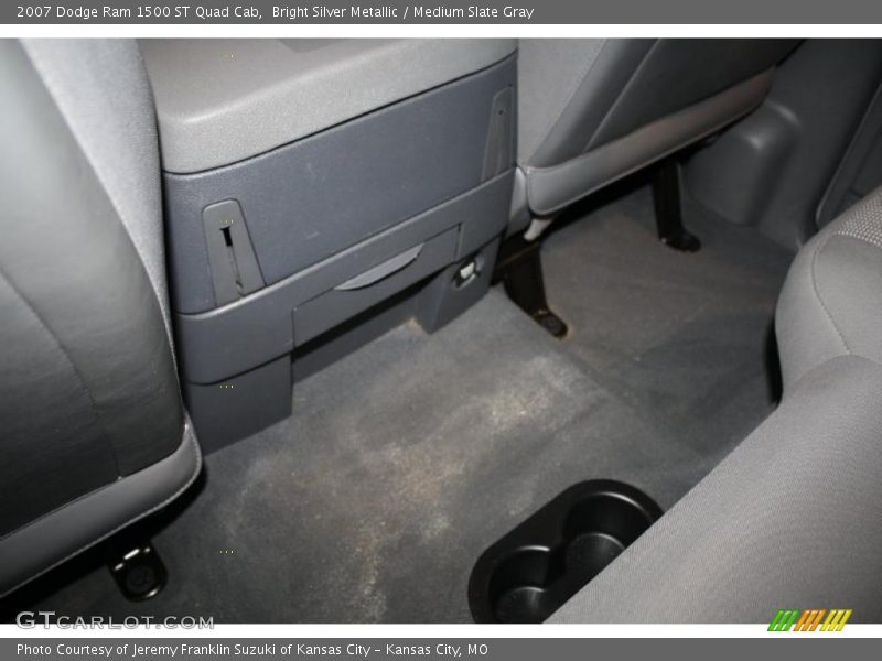 Bright Silver Metallic / Medium Slate Gray 2007 Dodge Ram 1500 ST Quad Cab