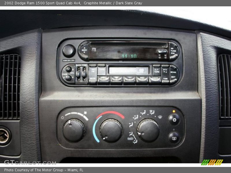 Graphite Metallic / Dark Slate Gray 2002 Dodge Ram 1500 Sport Quad Cab 4x4