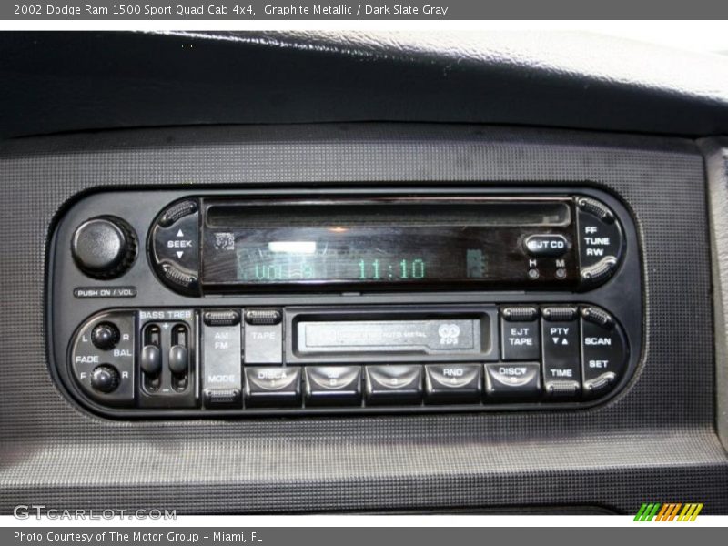 Graphite Metallic / Dark Slate Gray 2002 Dodge Ram 1500 Sport Quad Cab 4x4