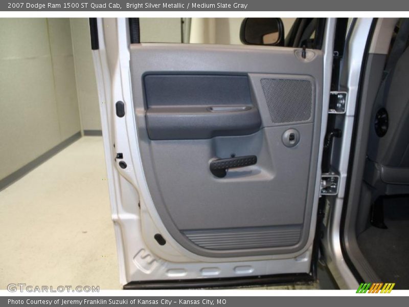 Bright Silver Metallic / Medium Slate Gray 2007 Dodge Ram 1500 ST Quad Cab