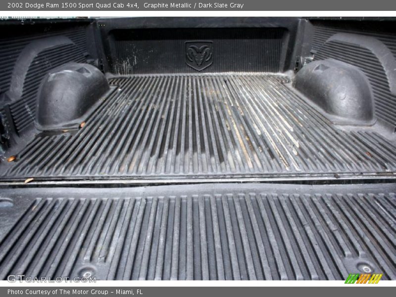 Graphite Metallic / Dark Slate Gray 2002 Dodge Ram 1500 Sport Quad Cab 4x4