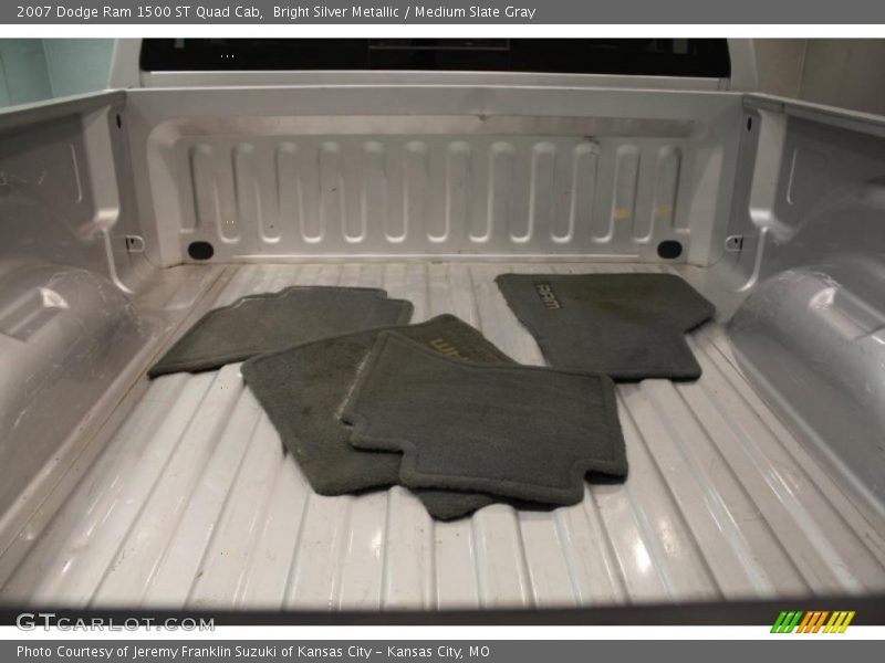 Bright Silver Metallic / Medium Slate Gray 2007 Dodge Ram 1500 ST Quad Cab