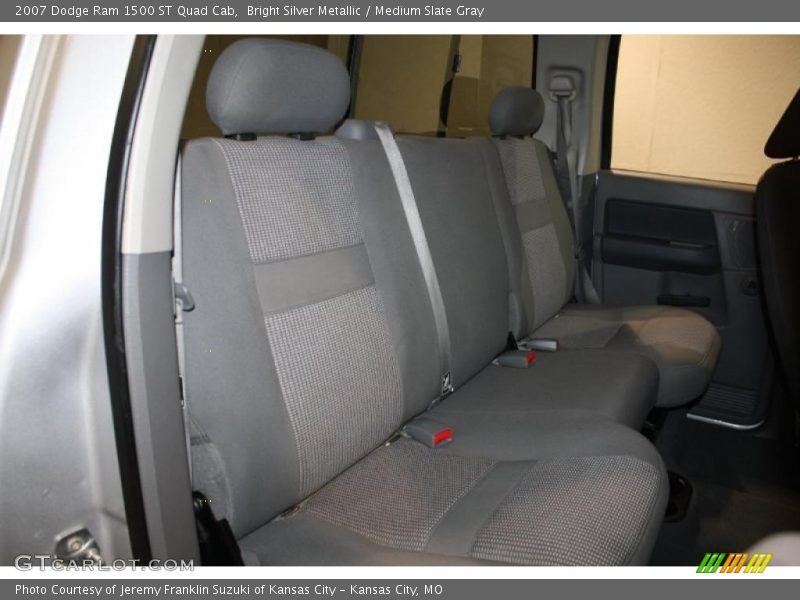 Bright Silver Metallic / Medium Slate Gray 2007 Dodge Ram 1500 ST Quad Cab