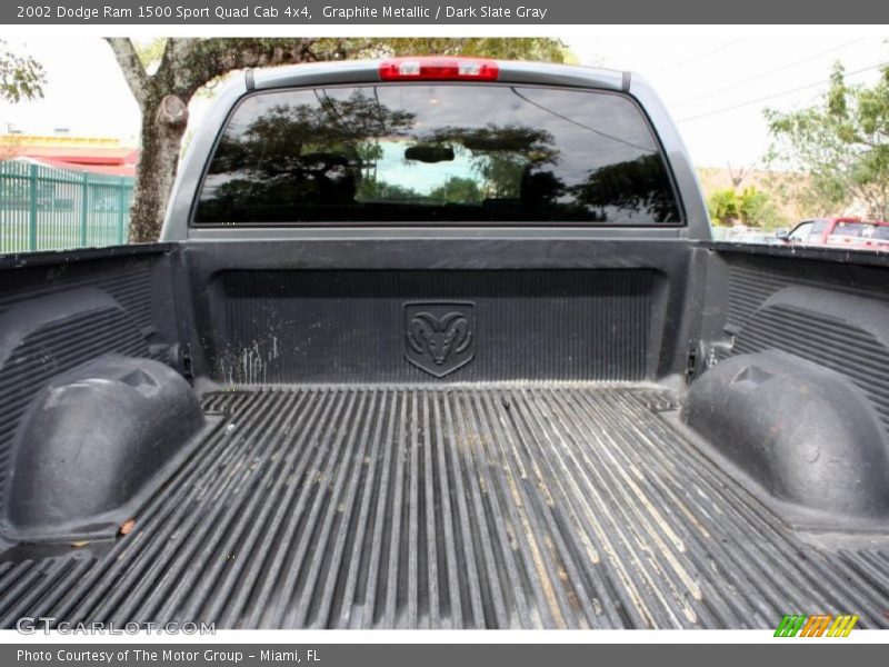 Graphite Metallic / Dark Slate Gray 2002 Dodge Ram 1500 Sport Quad Cab 4x4