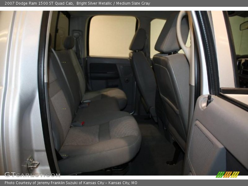 Bright Silver Metallic / Medium Slate Gray 2007 Dodge Ram 1500 ST Quad Cab
