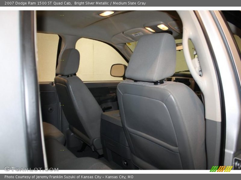 Bright Silver Metallic / Medium Slate Gray 2007 Dodge Ram 1500 ST Quad Cab