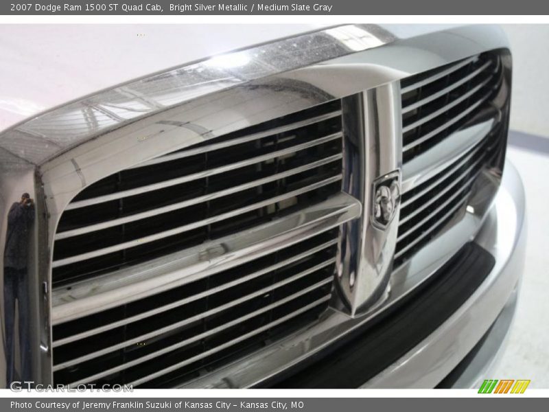 Bright Silver Metallic / Medium Slate Gray 2007 Dodge Ram 1500 ST Quad Cab