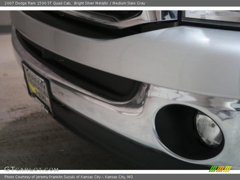 Bright Silver Metallic / Medium Slate Gray 2007 Dodge Ram 1500 ST Quad Cab