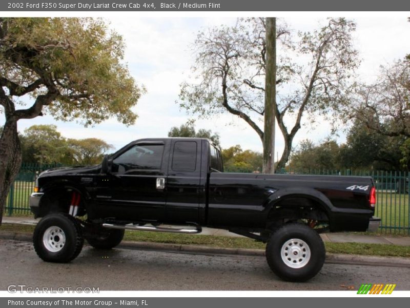 Black / Medium Flint 2002 Ford F350 Super Duty Lariat Crew Cab 4x4