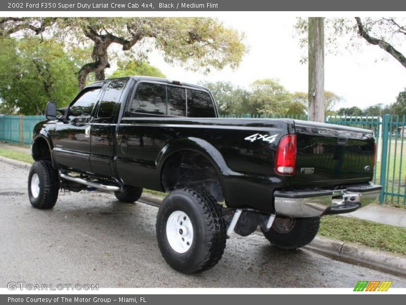 Black / Medium Flint 2002 Ford F350 Super Duty Lariat Crew Cab 4x4