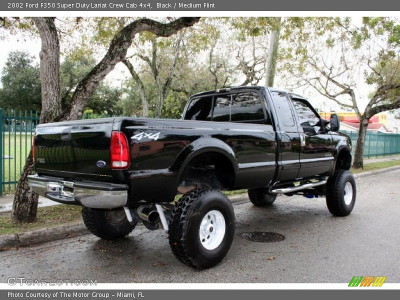 Black / Medium Flint 2002 Ford F350 Super Duty Lariat Crew Cab 4x4