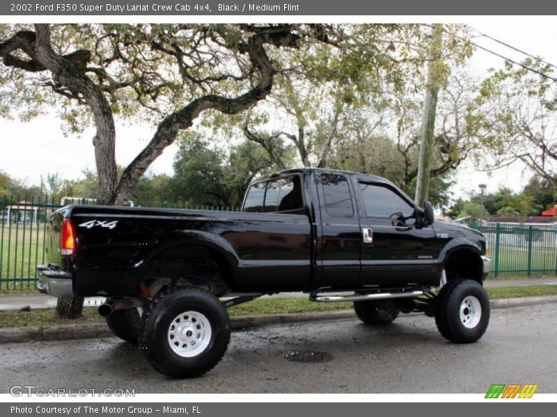 Black / Medium Flint 2002 Ford F350 Super Duty Lariat Crew Cab 4x4