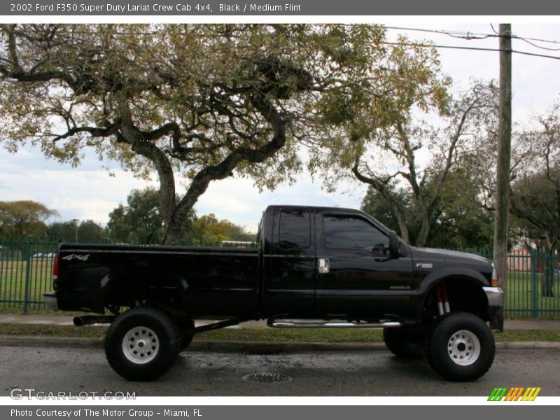 Black / Medium Flint 2002 Ford F350 Super Duty Lariat Crew Cab 4x4