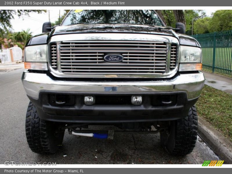 Black / Medium Flint 2002 Ford F350 Super Duty Lariat Crew Cab 4x4