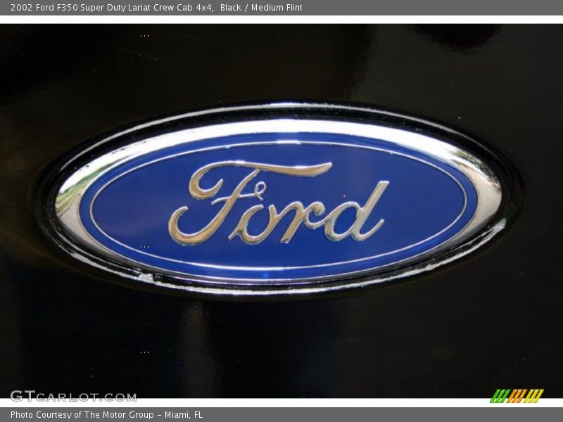 Black / Medium Flint 2002 Ford F350 Super Duty Lariat Crew Cab 4x4