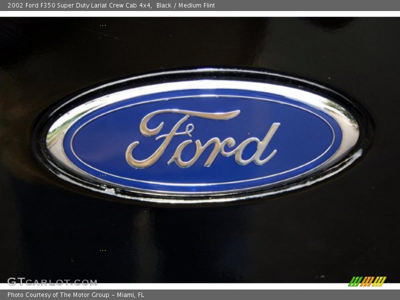 Black / Medium Flint 2002 Ford F350 Super Duty Lariat Crew Cab 4x4