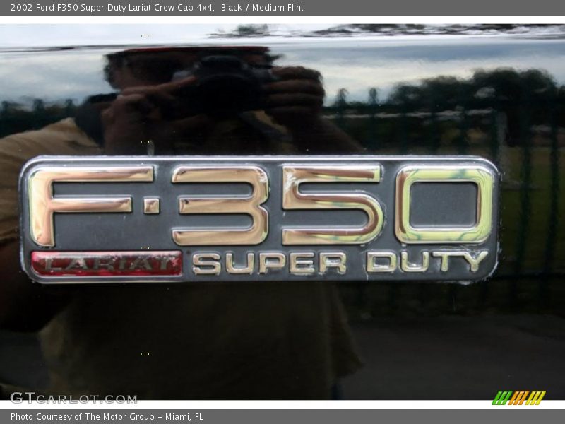 Black / Medium Flint 2002 Ford F350 Super Duty Lariat Crew Cab 4x4