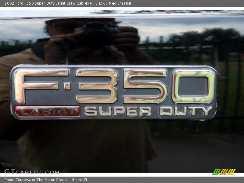Black / Medium Flint 2002 Ford F350 Super Duty Lariat Crew Cab 4x4